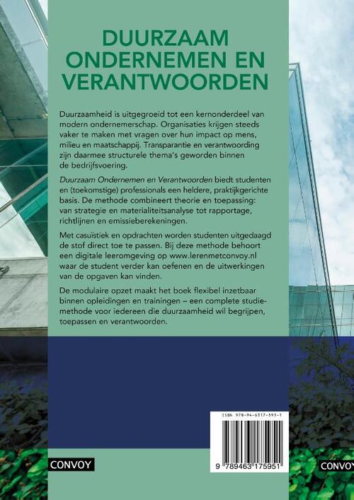 Duurzaam ondernemen en verantwoorden
