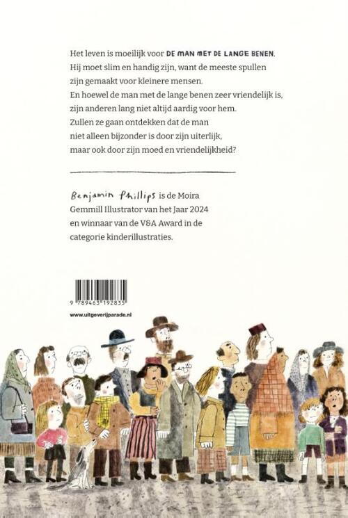 De man met de lange benen