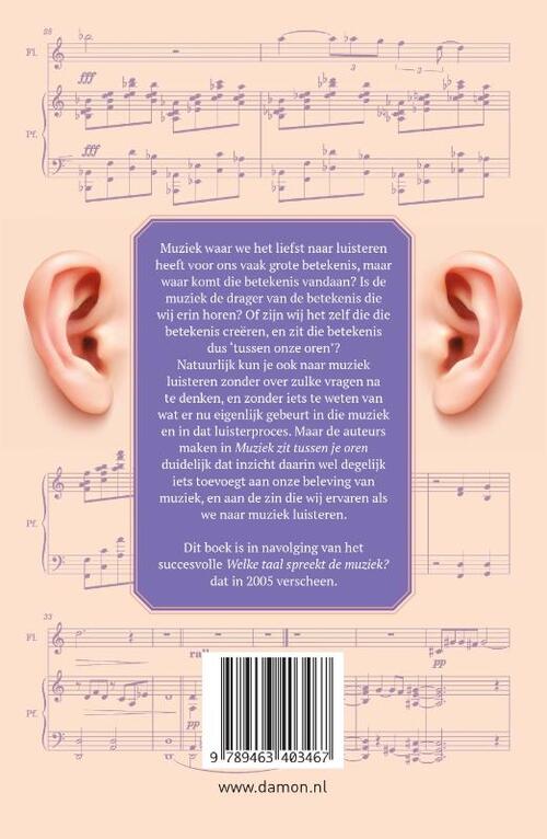 Muziek zit tussen je oren