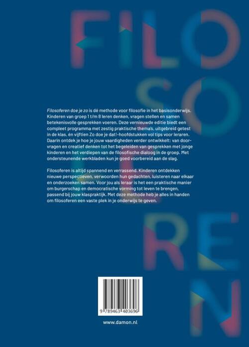 Filosoferen doe je zo