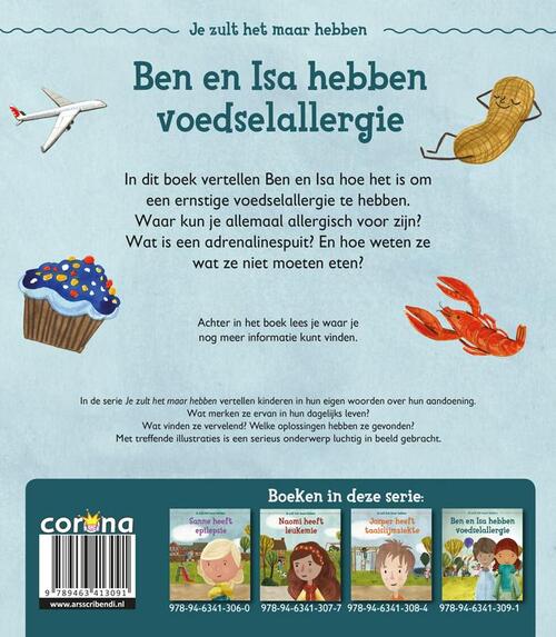 Ben en Isa hebben voedselallergie