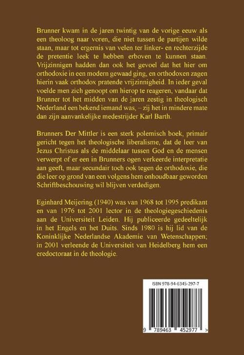 Emil Brunner De Middelaar