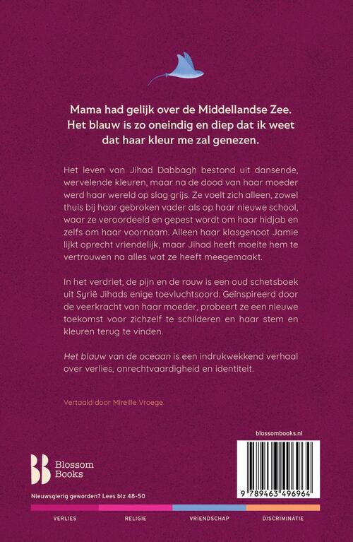 Het blauw van de oceaan