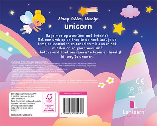 Slaap lekker, kleintje Unicorn