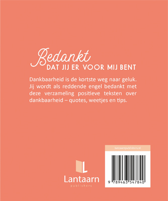 Bedankt, dat jij er voor mij bent