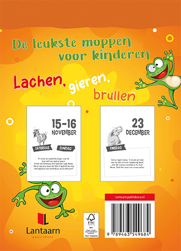 Scheurkalender Moppen voor kinderen 2025