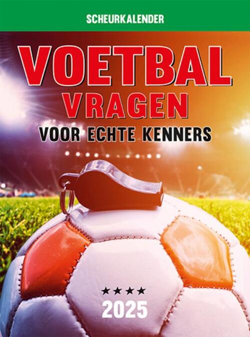 Scheurkalender Voetbalvragen 2025