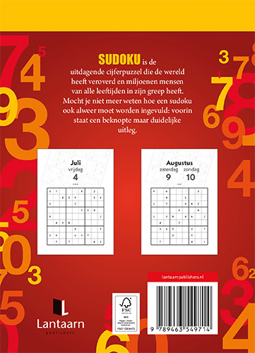 Scheurkalender 2025 Sudoku