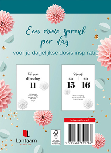 Scheurkalender 2025 Elke dag een mooie spreuk