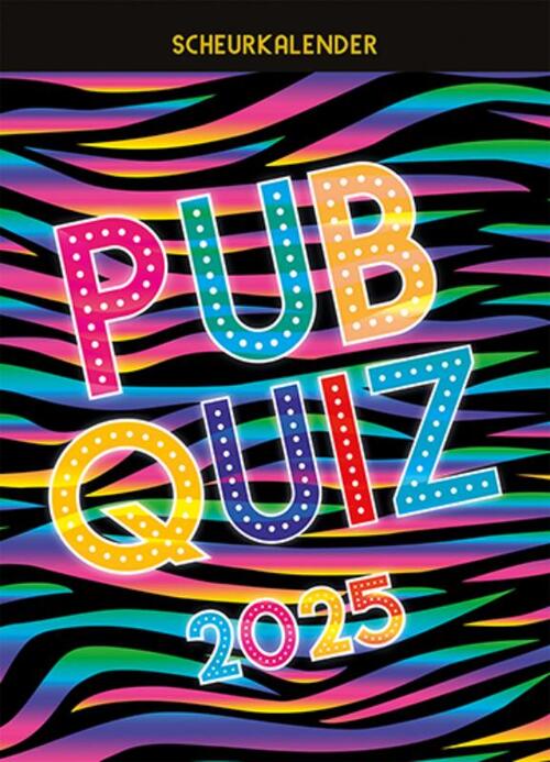 Scheurkalender Pubquiz 2025, Lantaarn Publishers Boek 9789463549776