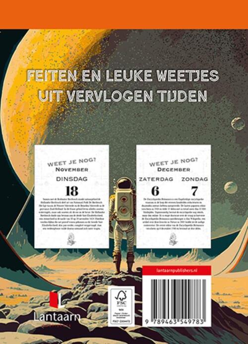 Scheurkalender Historische feitjes 2025