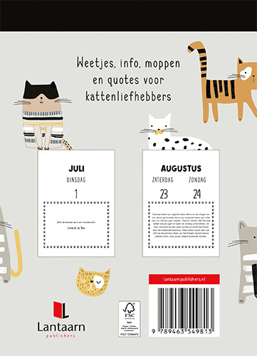 Scheurkalender Kattenbaasjes 2025