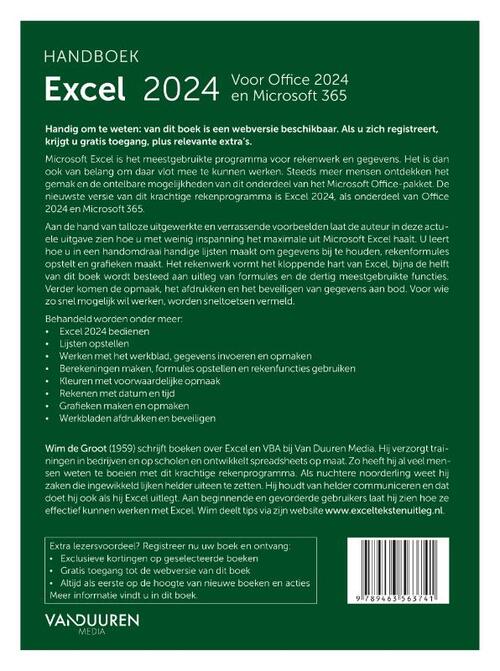 Handboek Excel 2024