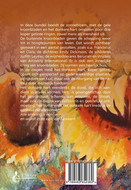 Het donkere hart van de zonnebloem