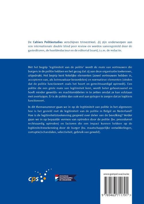 Politie En Legitimiteit, Gompel & Svacina | Boek | 9789463711791 | Bruna