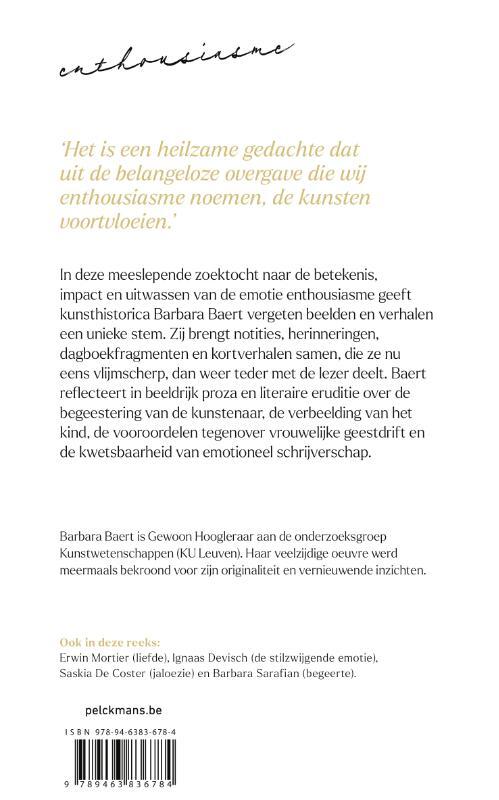 Een kleine filosofie van grote emoties: Enthousiasme