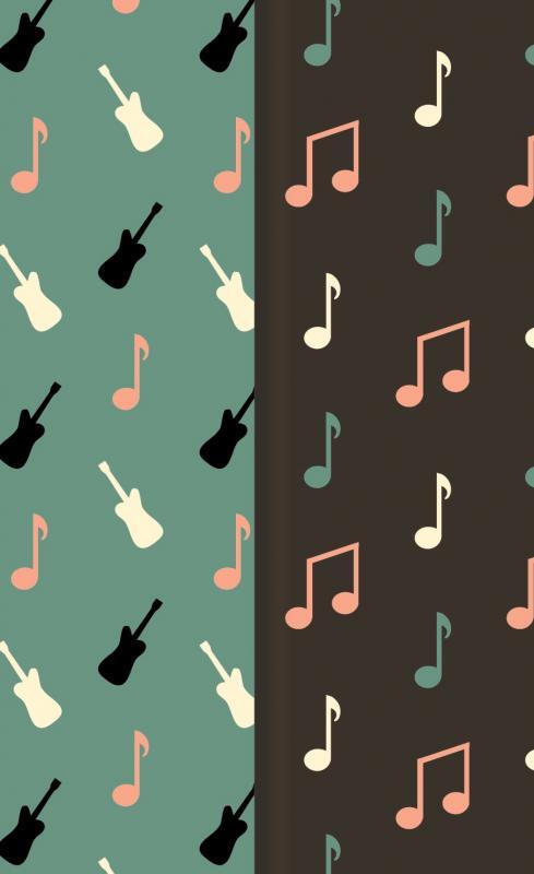 Notenschrift- Notenbalken- Happy- (Pocket Size mini) Allets Comfort