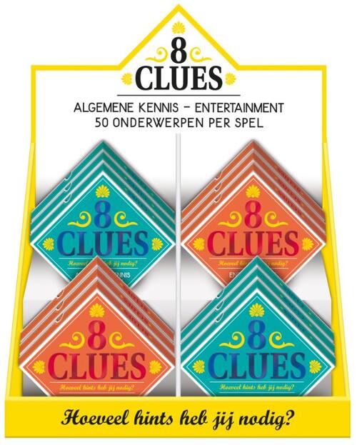Display 8 clues 2x 6 ex