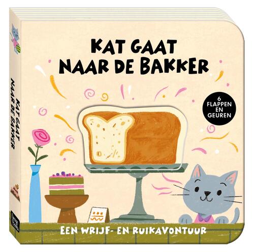 Een wrijf- en ruikavontuur - Kat gaat naar de bakker