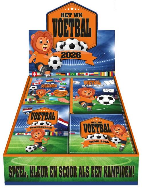 Actie Display WK voetbal 2026 2 x 10 ex. + 2 x 5 ex.