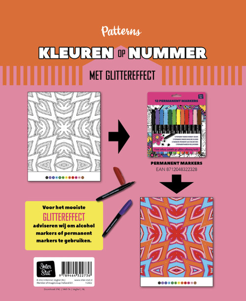 Kleuren op nummer - Patterns