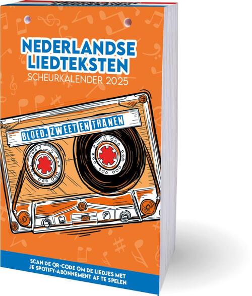 Nederlandse liedteksten scheurkalender - 2025