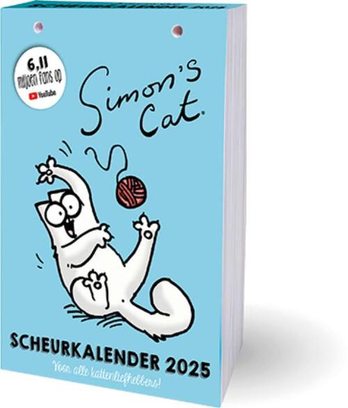 Simon's Cat scheurkalender 2025, Interstat Boek 9789464327021 Bruna