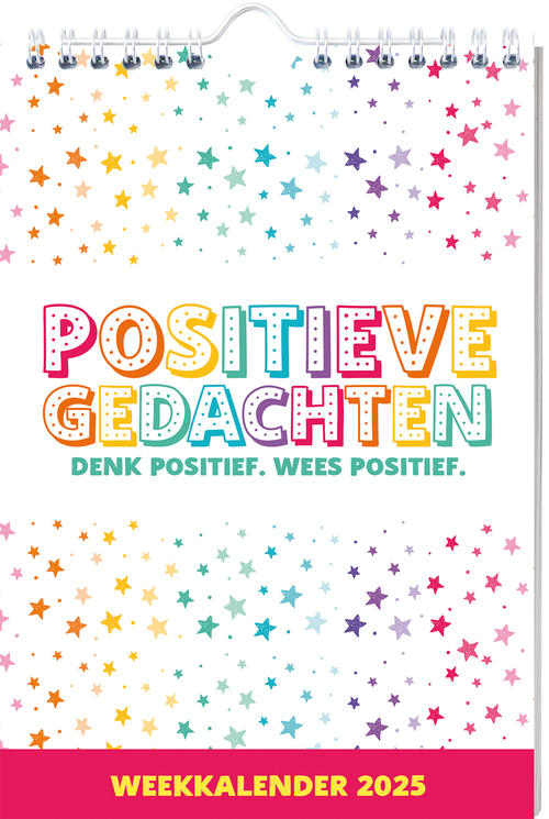 Positieve gedachten weekkalender - 2025