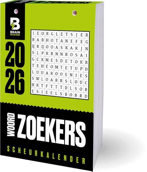 Woordzoekers scheurkalender 2026