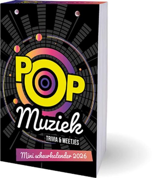 Popmuziek scheurkalender mini - 2026