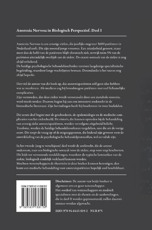 Anorexia Nervosa in biologisch perspectief