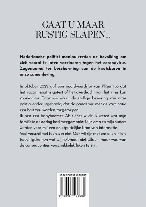 Gaat u maar rustig slapen...