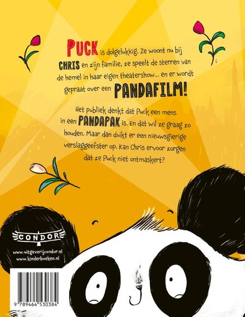 Een panda op het podium