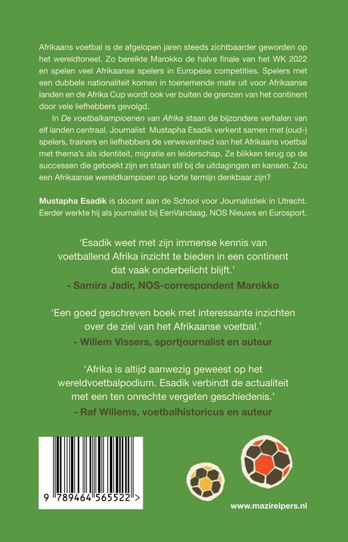 De voetbalkampioenen van Afrika