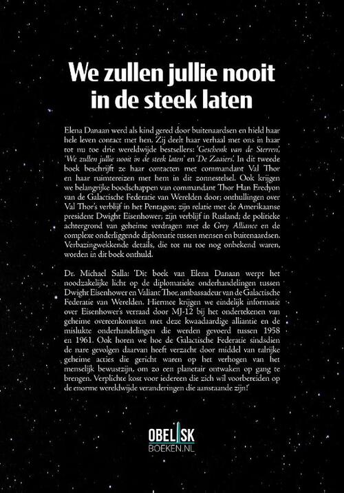 We zullen jullie nooit in de steek laten