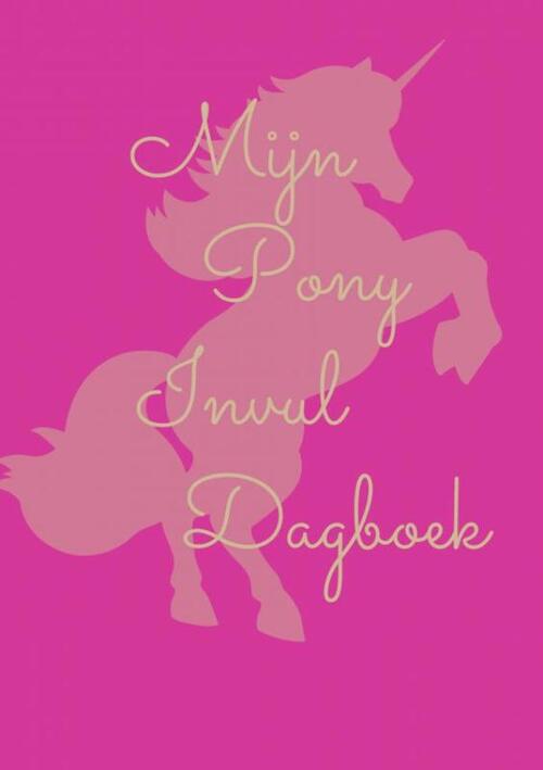 Mijn pony invul dagboek roze