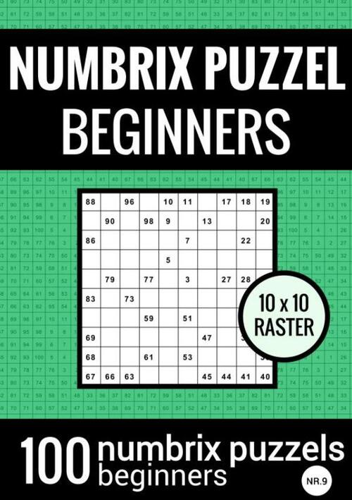 Numbrix Puzzel Makkelijk voor Beginners - Puzzelboek met 100 Numbrix Puzzels - NR.9