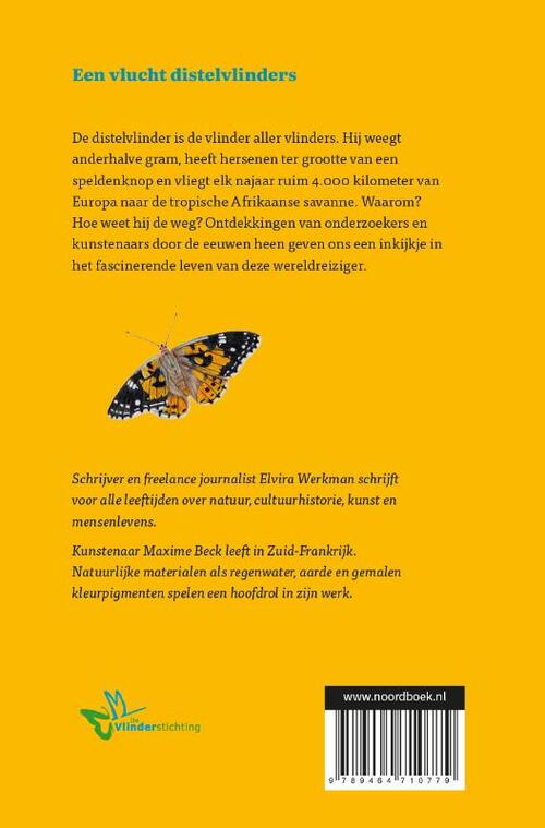 Een vlucht distelvlinders