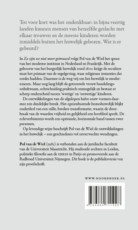 Zo zijn we niet meer getrouwd