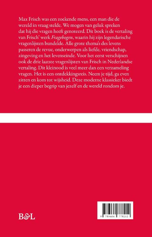 De vragen van Frisch