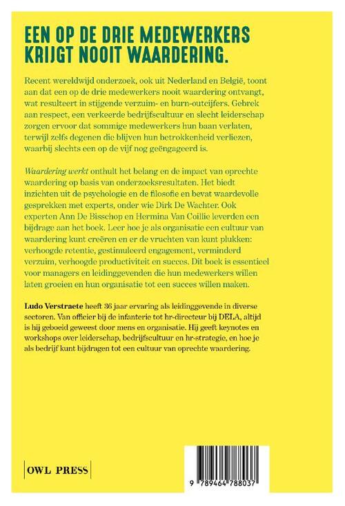 Waardering werkt