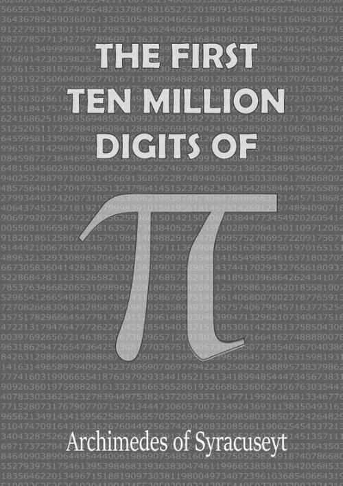 The First 10 Million Digits Of Pi