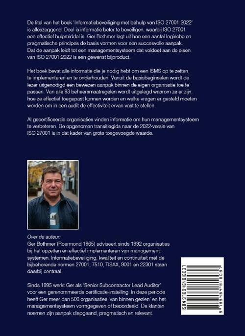 Informatiebeveiliging met behulp van ISO 27001:2022