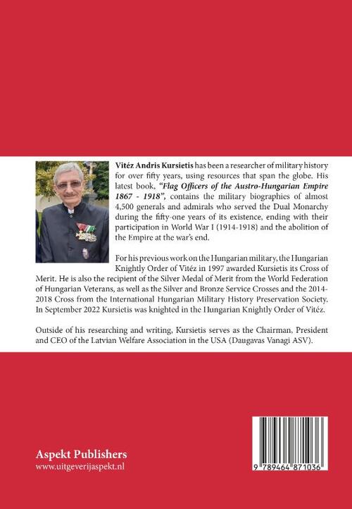 Flag Officers of the Austro-Hungarian Empire 1867 - 1918