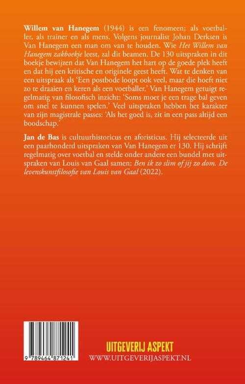 Het Willem van Hanegem zakboekje