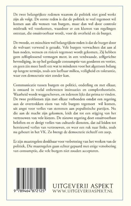 Hoe komen we tot politiek die werkt