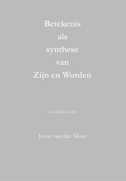 Betekenis als synthese van Zijn en Worden