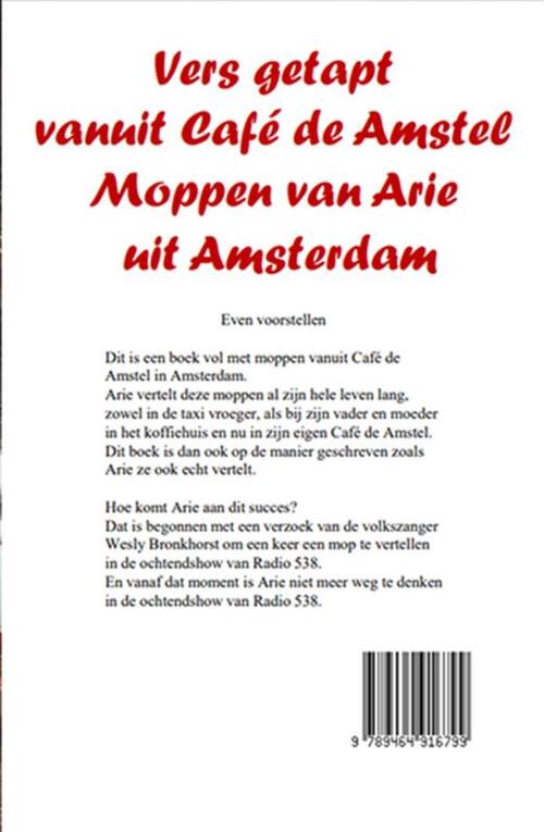 Vers getapt vanuit cafe de Amstel