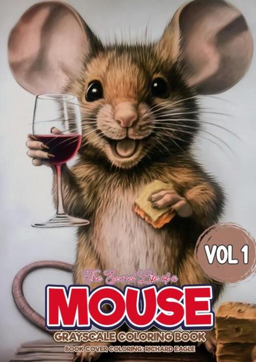 The Secret Life of a Mouse Vol 1, Nori Art Coloring Boek