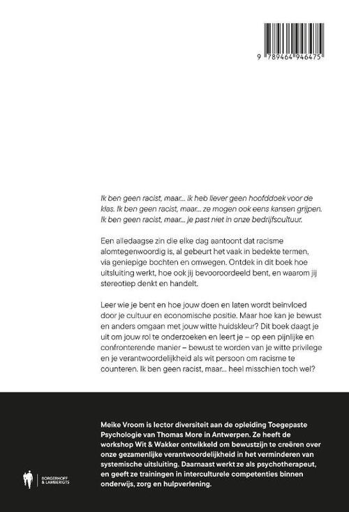 Ik ben geen racist, maar...